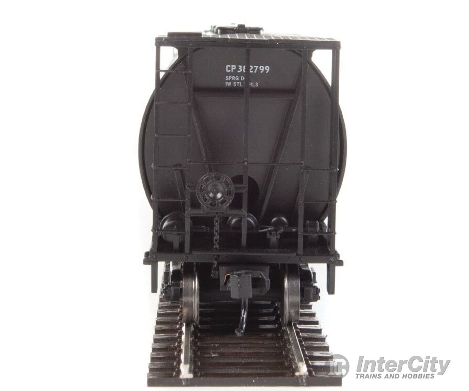 Walthers Mainline Ho 7815 59 Cylindrical Hopper - Ready To Run -- Canadian Pacific #382799 (Black