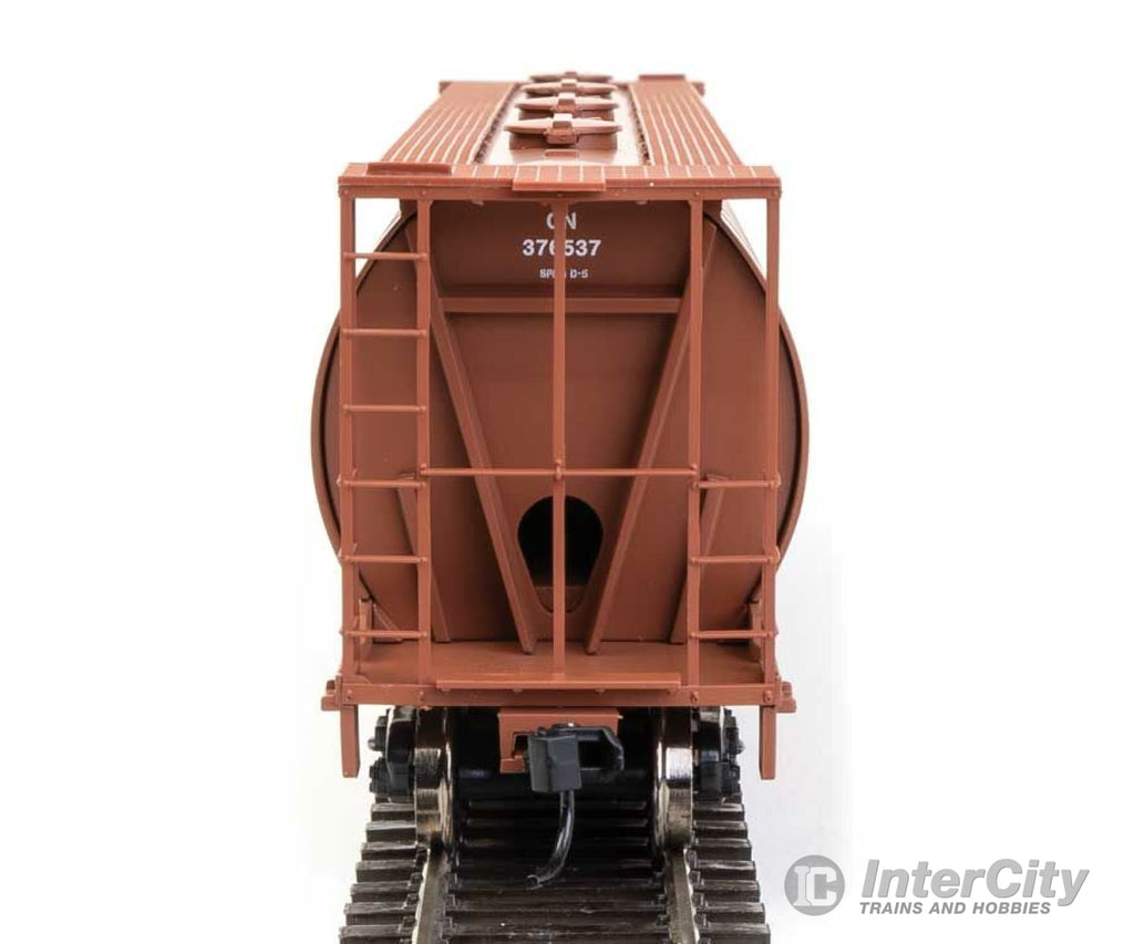 Walthers Mainline Ho 7838 59 Cylindrical Hopper - Ready To Run -- Canadian National #376537 Freight