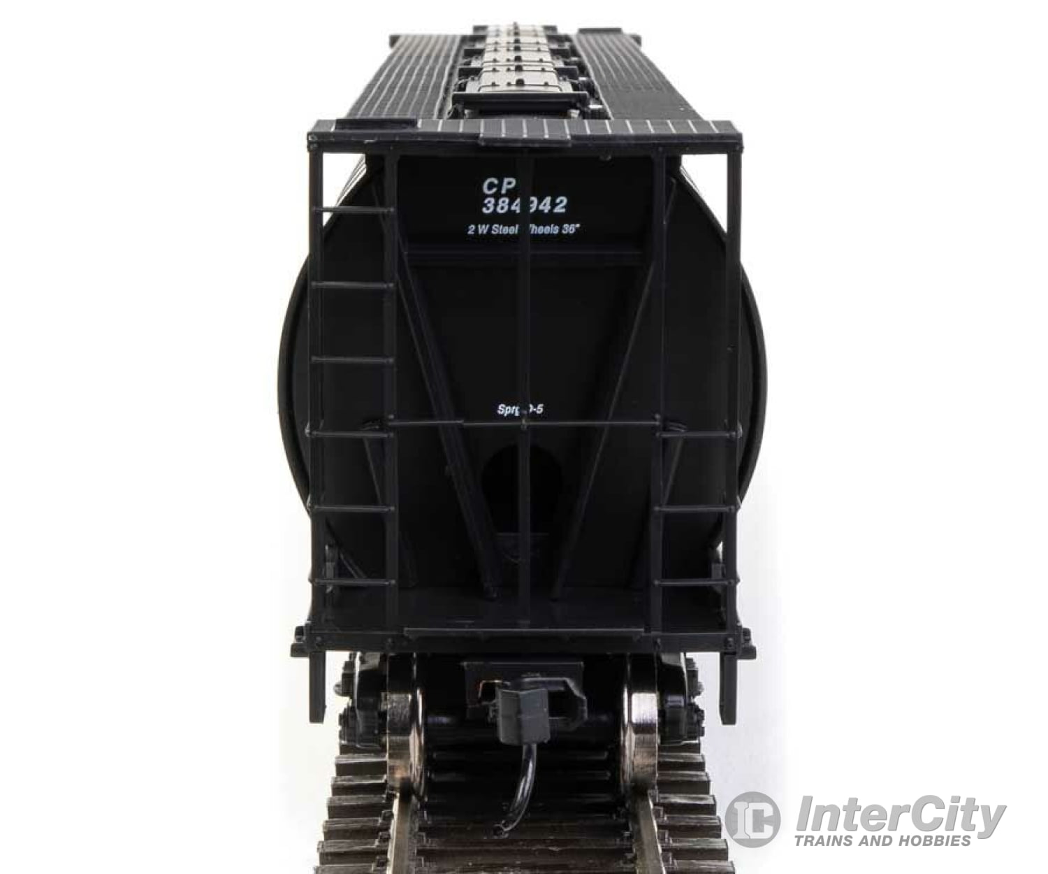 Walthers Mainline Ho 7842 59 Cylindrical Hopper - Ready To Run -- Canadian Pacific #384942 Freight