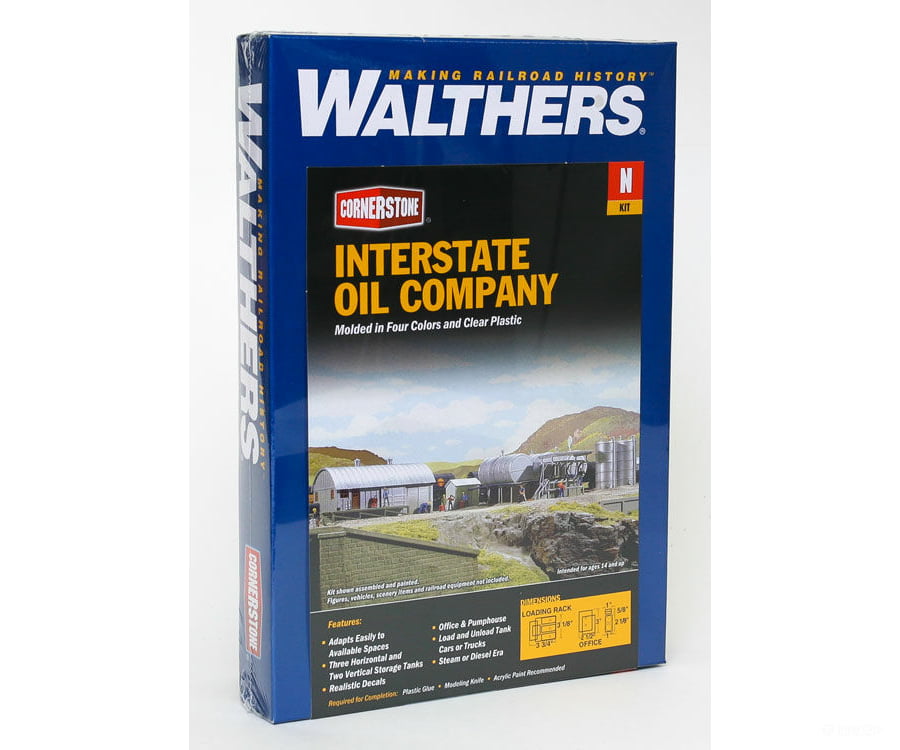 Walthers Cornerstone 3200 Interstate Fuel & Oil -- Kit Scenery Details