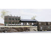 Walthers Cornerstone 3201 Water Street Freight Terminal -- Kit - 11 X 3-1/2’ 27.5 8.7Cm Structures