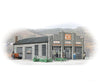 Walthers Cornerstone 3808 State Line Farm Supply -- Kit: 3-1/4 X 4-1/4 1-7/8’; Ramp: 1-3/16
