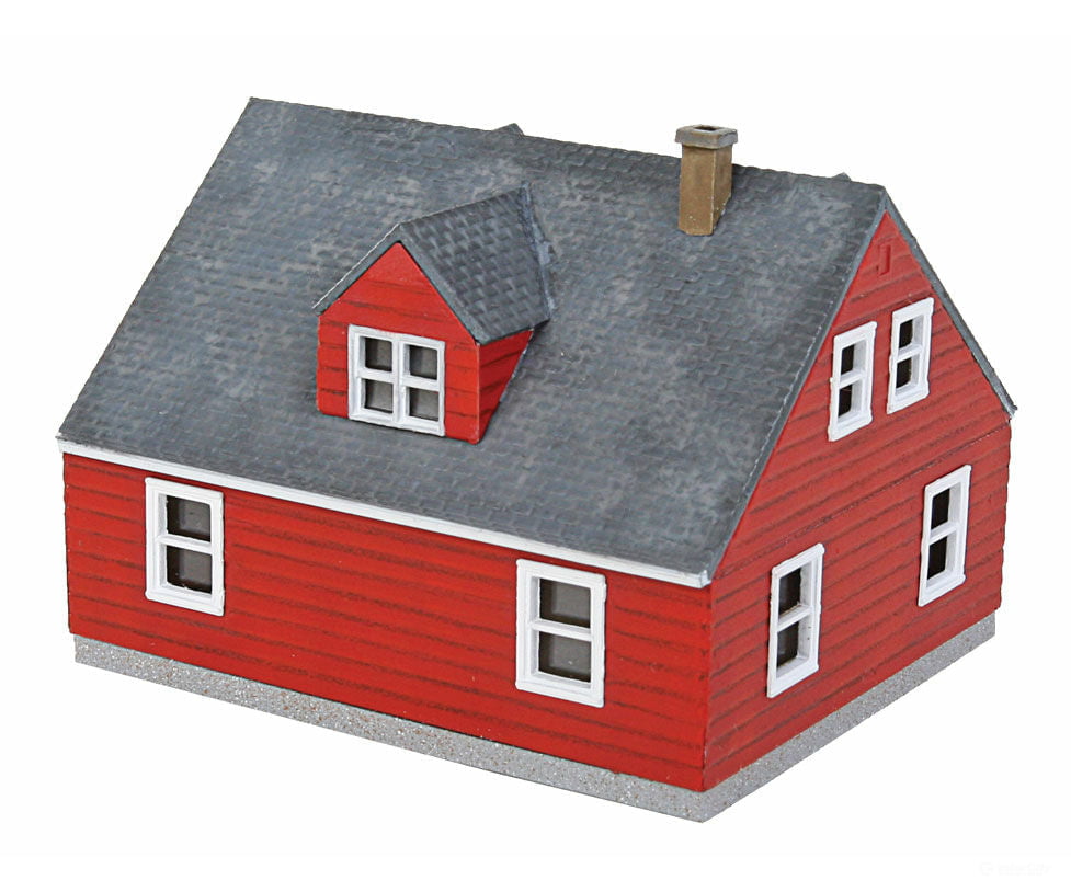 Walthers Cornerstone 3839 Cape Cod House -- Kit - 2-3/8 X 2 1-5/8’ 6 5 4.1Cm Structures