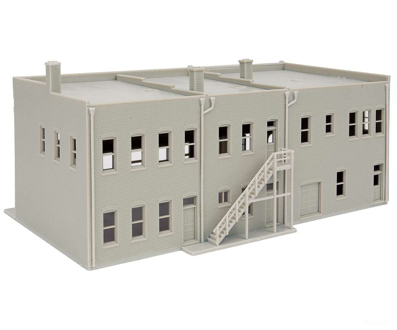 Walthers Cornerstone 3851 Merchant’s Row Iii -- Kit - 6-3/8 X 3-7/8 2-13/16’ 16.1 9.8 7.1Cm