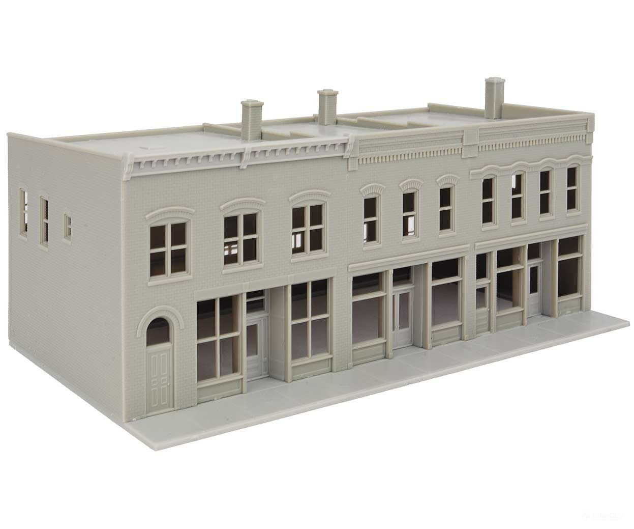 Walthers Cornerstone 3851 Merchant’s Row Iii -- Kit - 6-3/8 X 3-7/8 2-13/16’ 16.1 9.8 7.1Cm