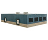 Walthers Cornerstone 3855 Modern Steel Warehouse -- Kit - 10-1/2 X 6-5/16 2-13/64’ 26.7 16 5.6Cm