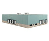 Walthers Cornerstone 3856 Modern Transload Terminal -- Kit - 10-1/2 X 6-5/16 2-13/64’ 26.7 16