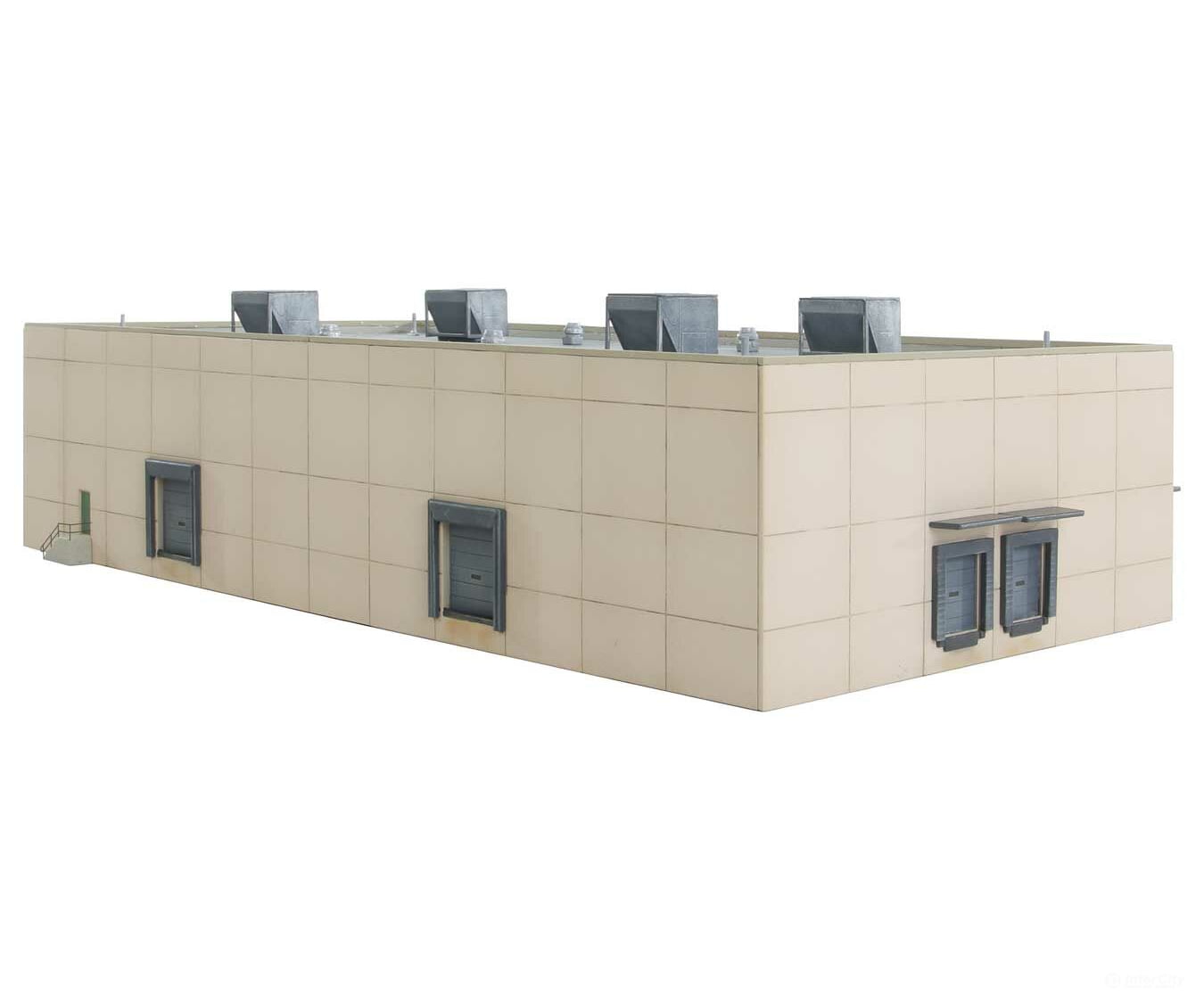Walthers Cornerstone 3862 Modern Concrete Warehouse -- Kit - 12 X 6-3/4 3-3/16’ 30.4 17.1 8Cm