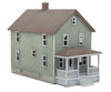 Walthers Cornerstone 3888 Two-Story Frame House -- Kit - 3-3/8 X 1-1/2 2-3/8’ 8.6 4 5.9Cm Structures