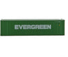 Walthers Scenemaster 8802 40’ Hi Cube Ribbed Side Container - Assembled -- Evergreen Freight