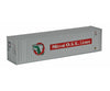 Walthers Scenemaster 8805 40’ Hi Cube Ribbed Side Container - Assembled -- Mitsui Osk Freight