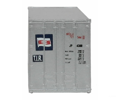 Walthers Scenemaster 8805 40’ Hi Cube Ribbed Side Container - Assembled -- Mitsui Osk Freight