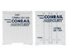 Walthers Scenemaster 8843 48’ Ribbed Side Container - Assembled -- Conrail Mercury (White Blue