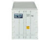 Walthers Scenemaster 8844 48’ Ribbed Side Container - Assembled -- Genstar (White Blue) Freight