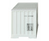 Walthers Scenemaster 8844 48’ Ribbed Side Container - Assembled -- Genstar (White Blue) Freight