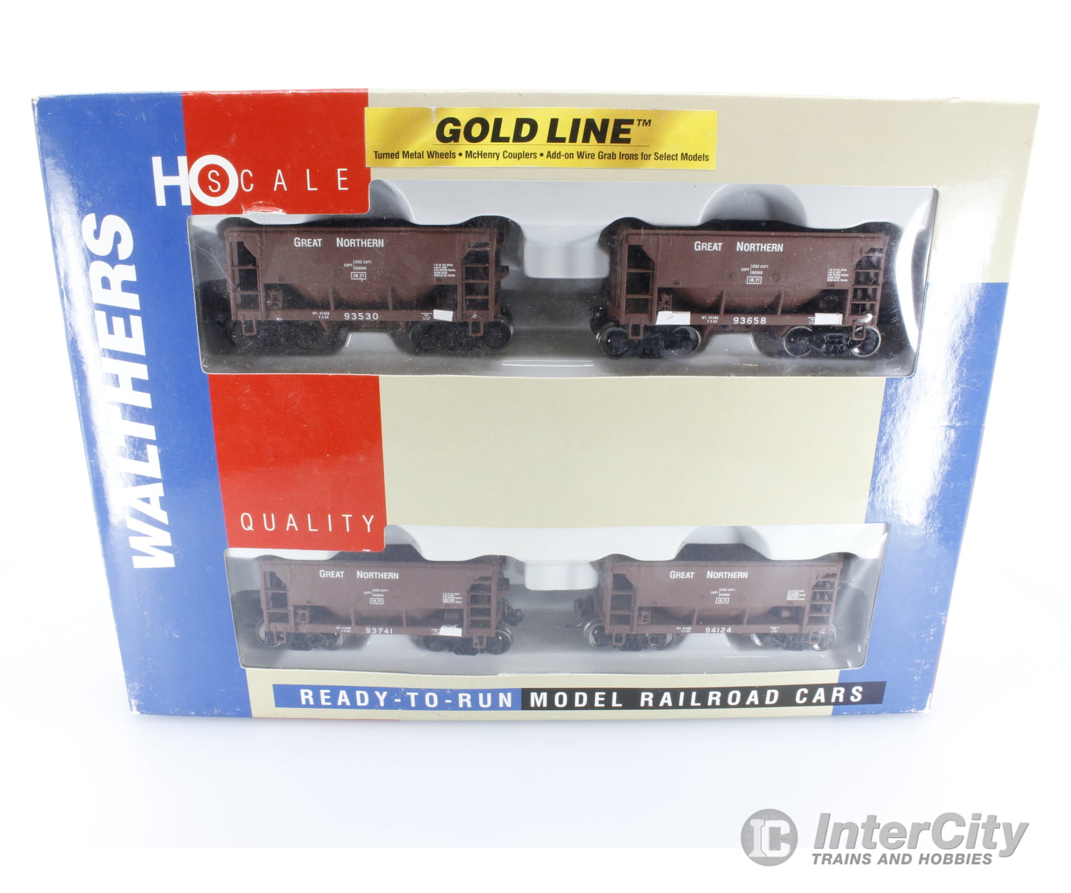 Walthers Ore Cars 4 Pack Great Northern Freight