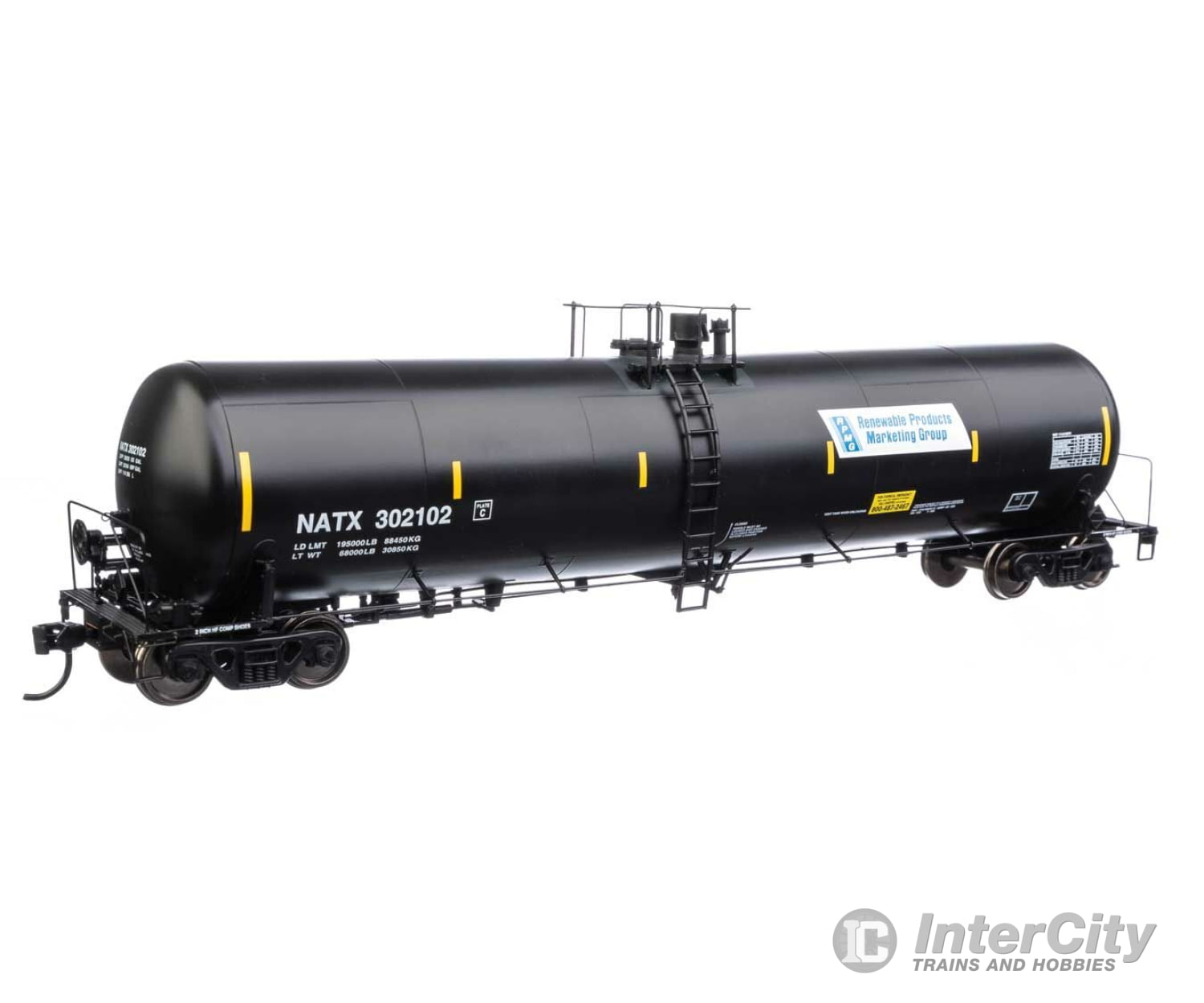 Walthers Proto 100637 55 Trinity 30 145-Gallon Tank Car - Ready To Run -- Renewable Products Natx