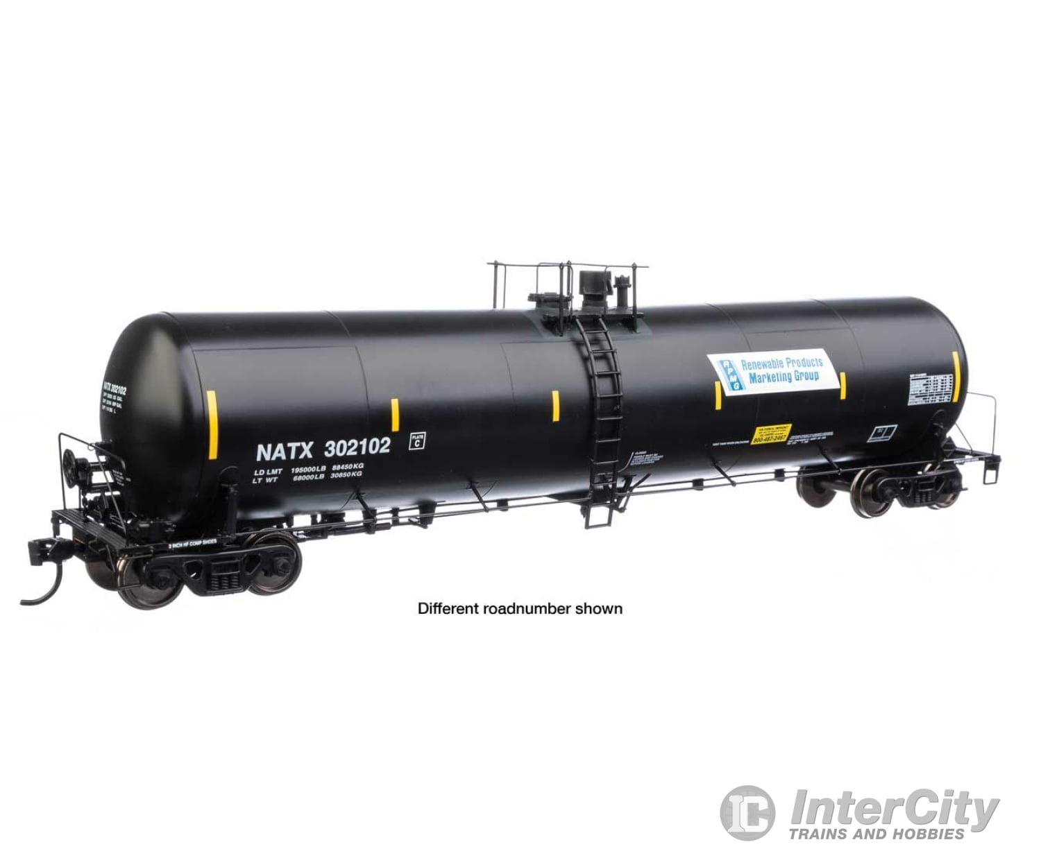 Walthers Proto 100638 55 Trinity 30 145-Gallon Tank Car - Ready To Run -- Renewable Products Natx