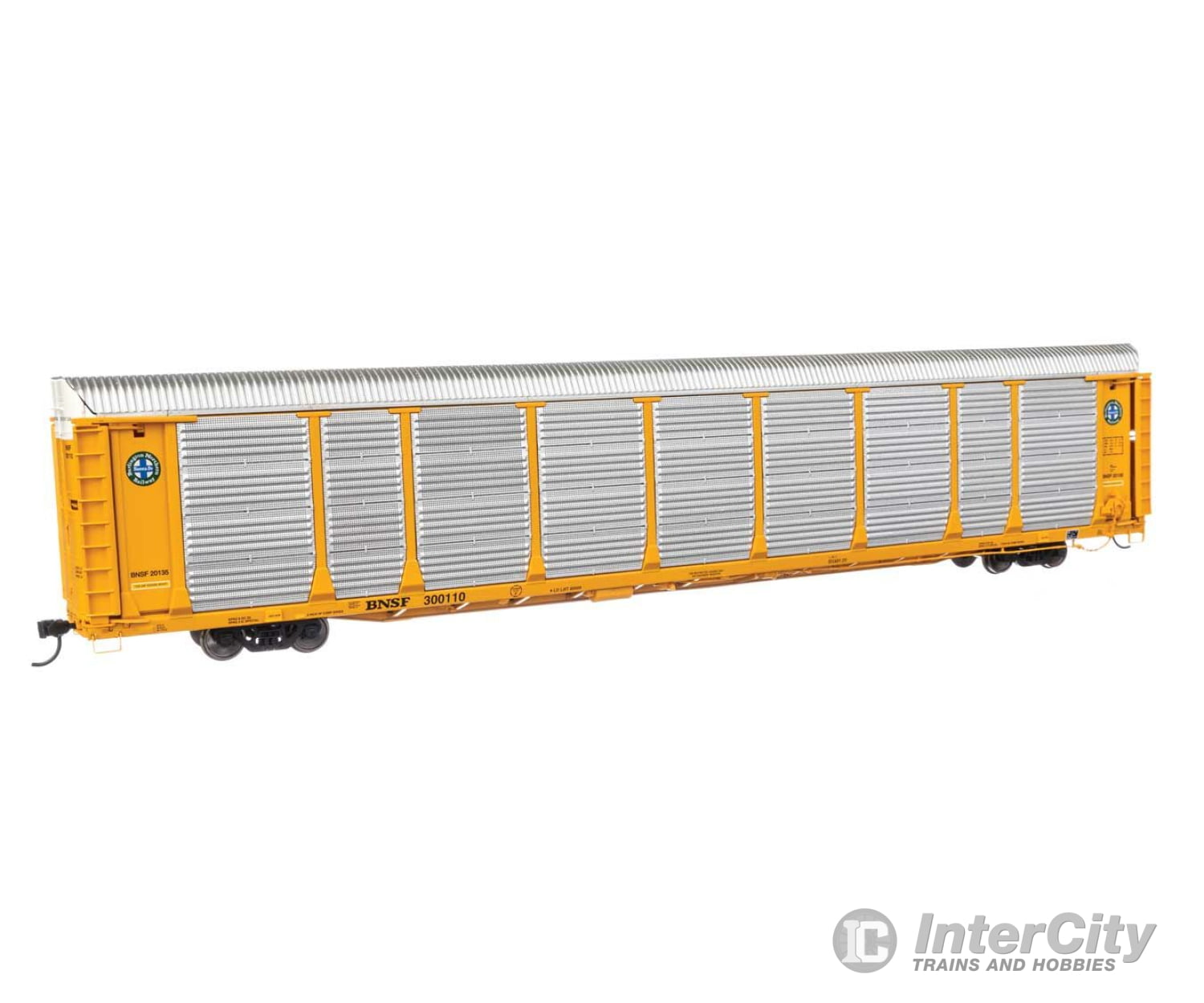 Walthers Proto 101504 89 Thrall Bi-Level Auto Carrier - Ready To Run -- Bnsf #300110 Freight Cars