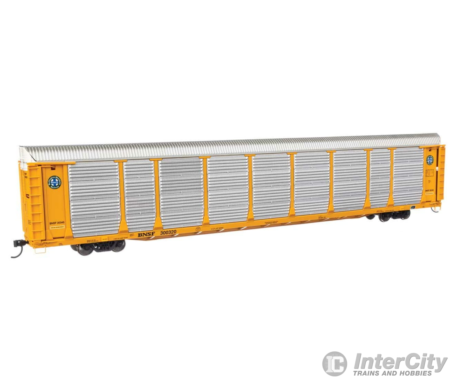 Walthers Proto 101507 89 Thrall Bi-Level Auto Carrier - Ready To Run -- Bnsf #300320 Freight Cars