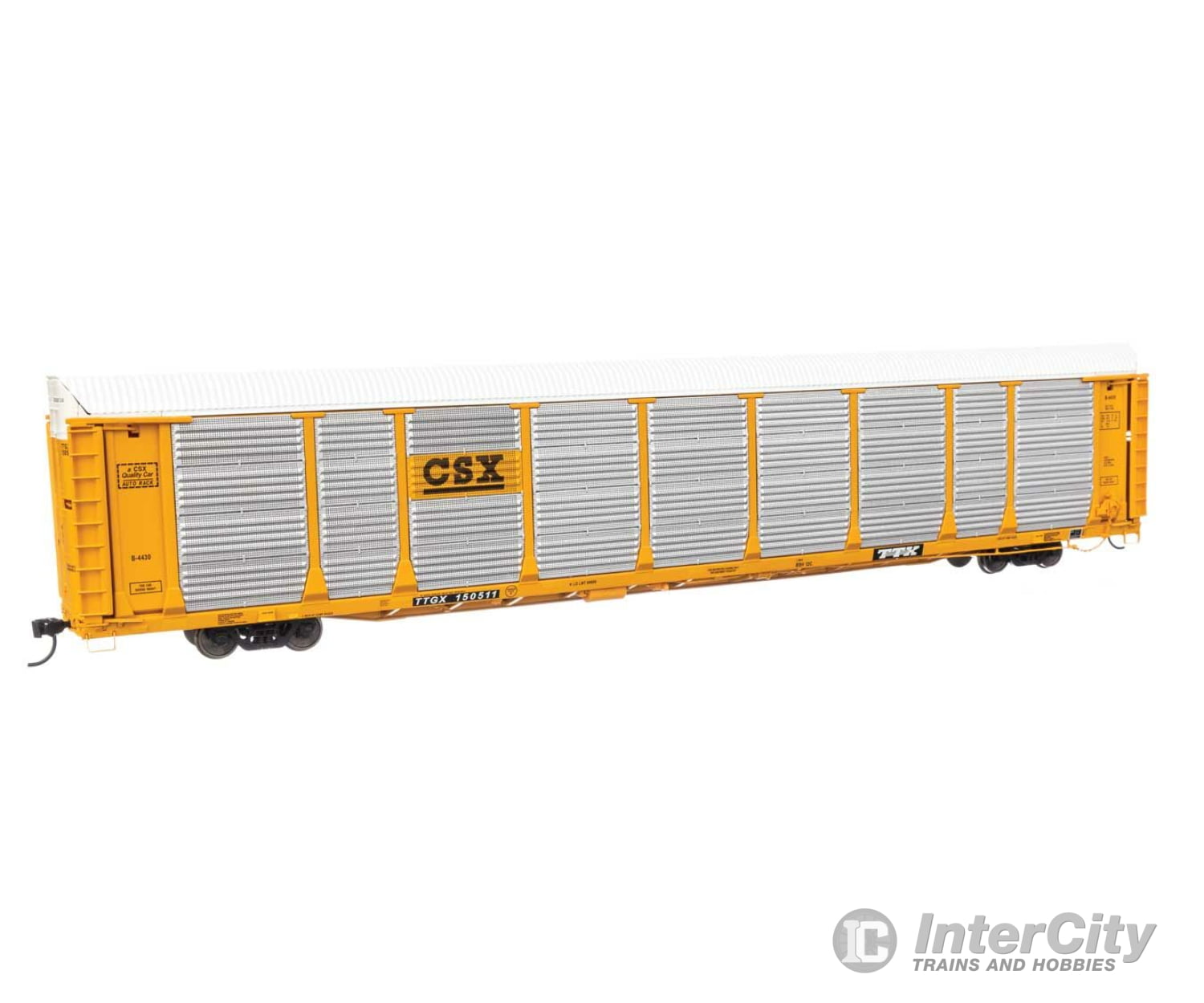 Walthers Proto 101517 89 Thrall Bi-Level Auto Carrier - Ready To Run -- Csx Ttgx #150511 Freight