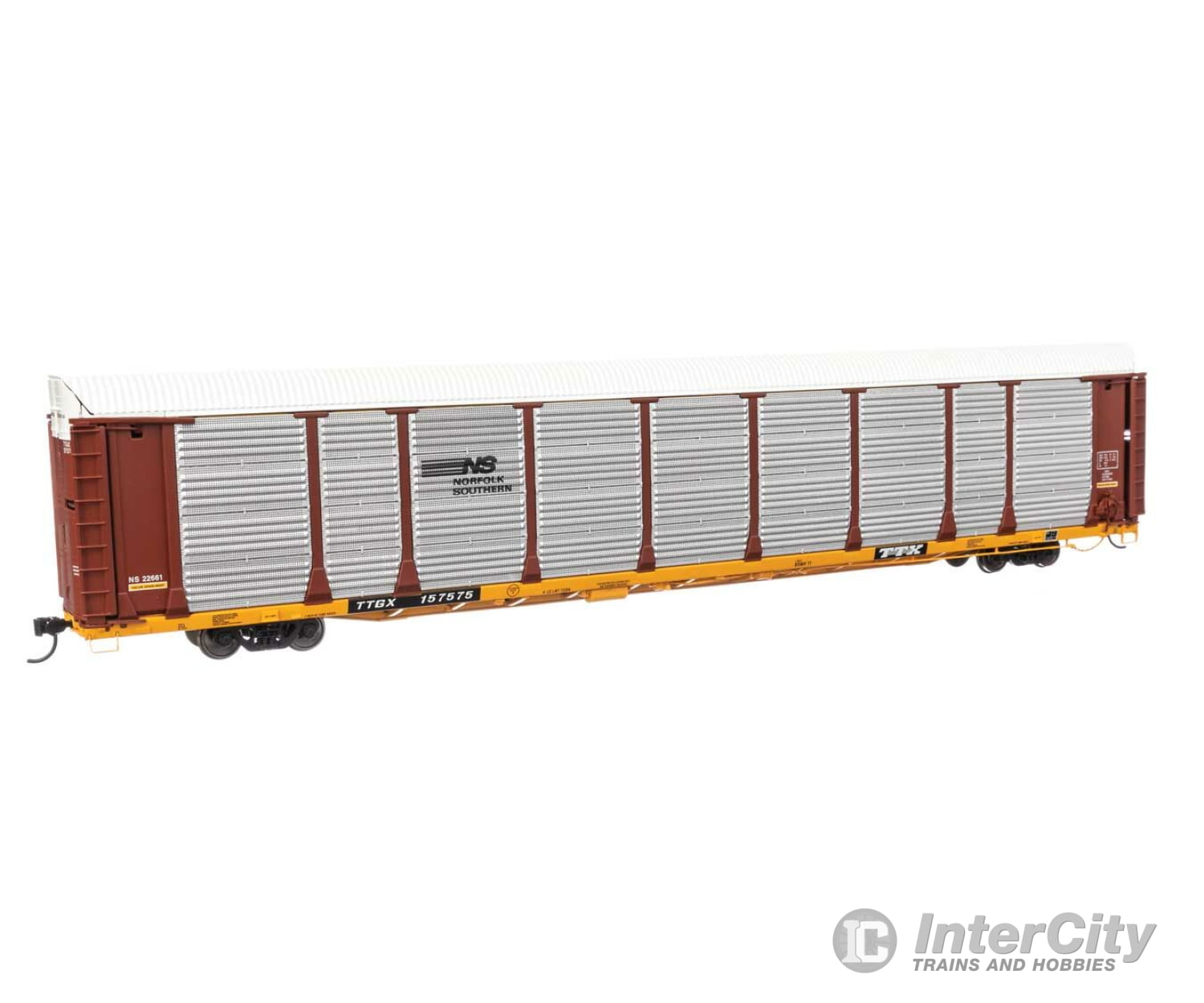 Walthers Proto 101525 89 Thrall Bi-Level Auto Carrier - Ready To Run -- Norfolk Southern Ttgx