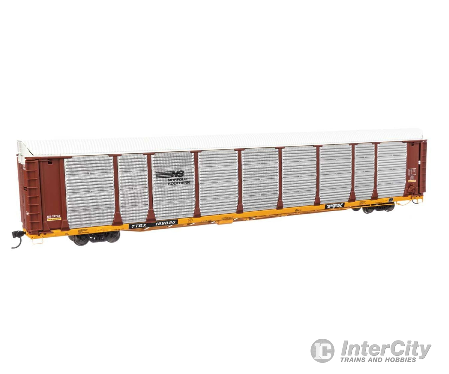 Walthers Proto 101527 89 Thrall Bi-Level Auto Carrier - Ready To Run -- Norfolk Southern Ttgx