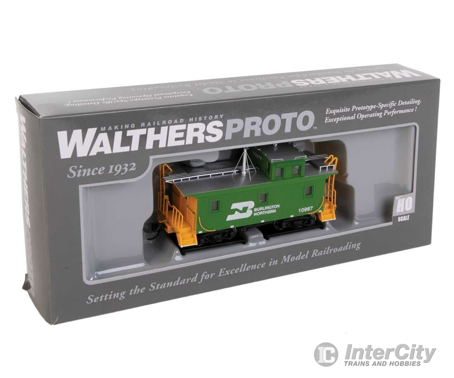 Walthers Proto 103457 Dm&Ir Class G2 Wood Caboose - Ready To Run -- Burlington Northern #10967