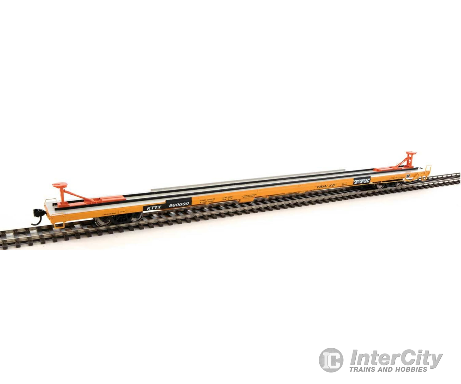 Walthers Proto 104215 89 Bethlehem Flush-Deck Flatcar - Ready To Run -- Ttx Kttx #960030 Freight