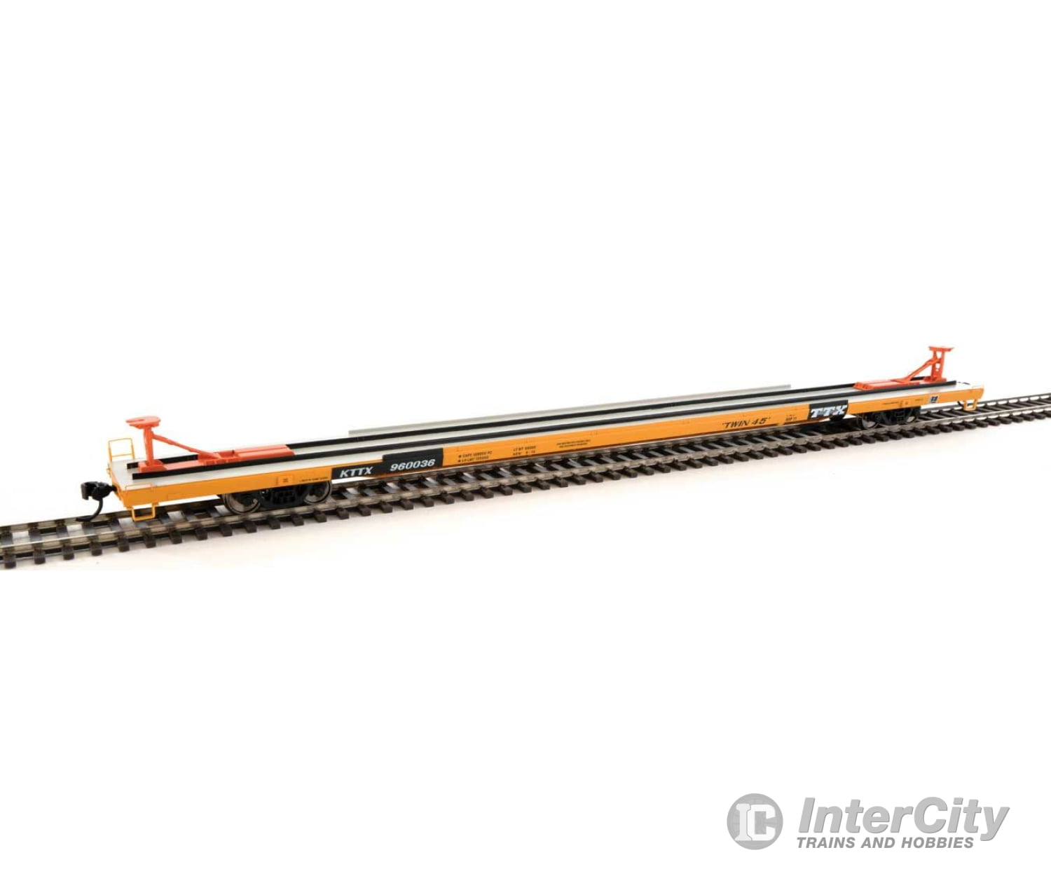 Walthers Proto 104216 89 Bethlehem Flush-Deck Flatcar - Ready To Run -- Ttx Kttx #960036 Freight