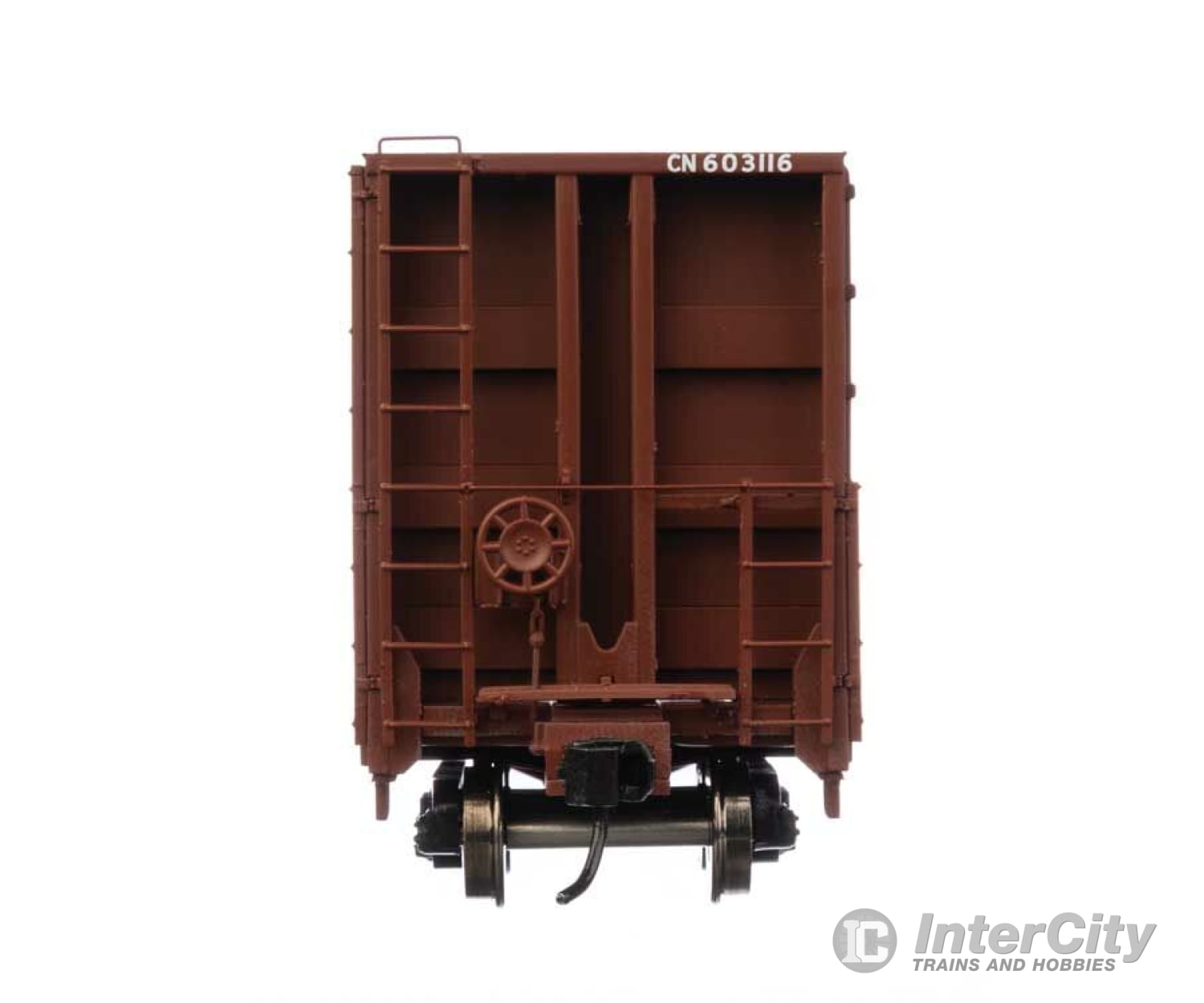 Walthers Proto 104348 50 Cc&F Bulkhead Flatcar - Ready To Run -- Canadian Natonal #603116 (Brown)