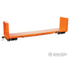 Walthers Proto 104351 50 Cc&F Bulkhead Flatcar - Ready To Run -- Canadian National #603405 (Orange)