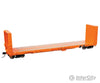 Walthers Proto 104352 50 Cc&F Bulkhead Flatcar - Ready To Run -- Canadian National #603409 (Orange)