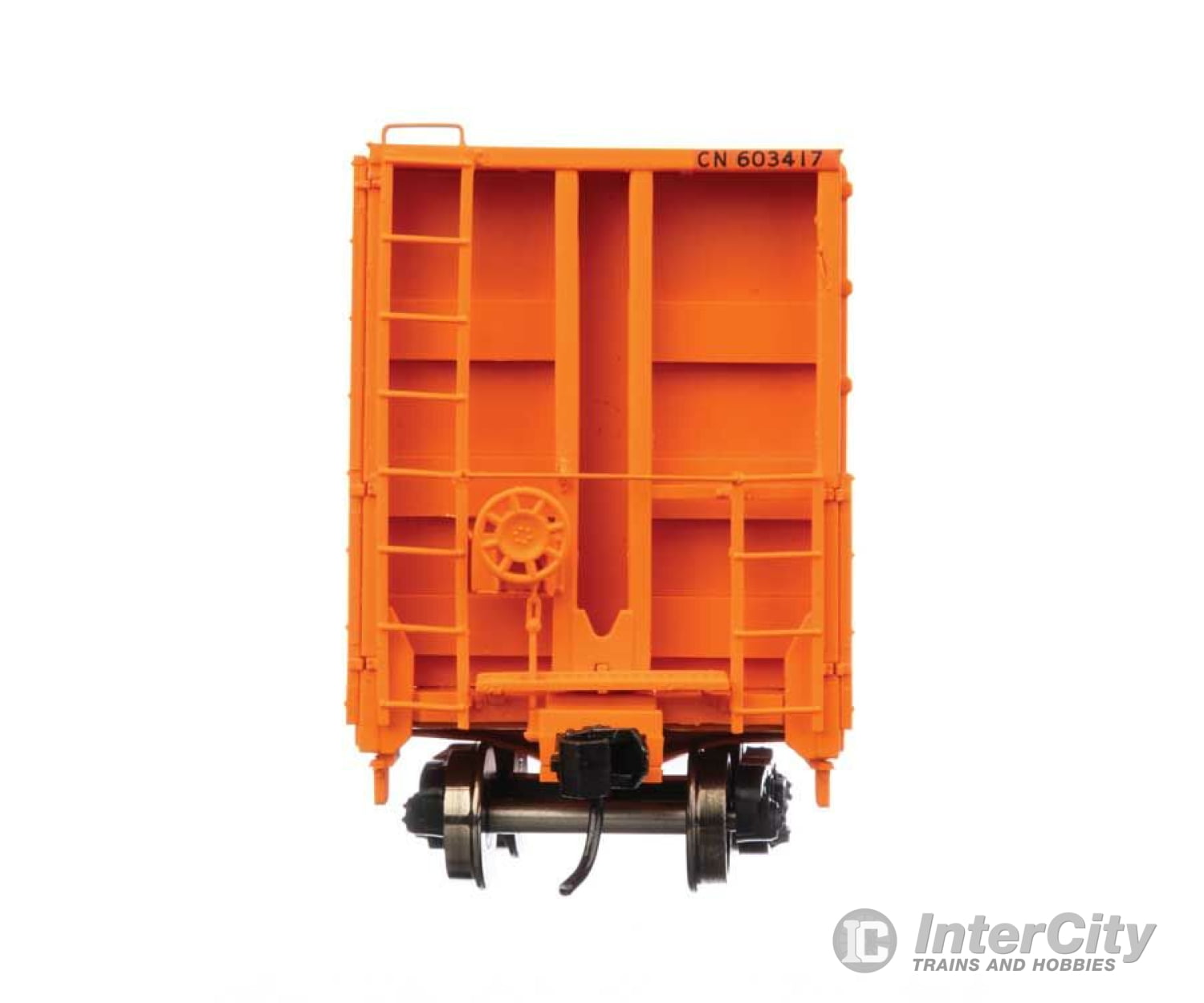 Walthers Proto 104353 50 Cc&F Bulkhead Flatcar - Ready To Run -- Canadian National (Orange) #603417