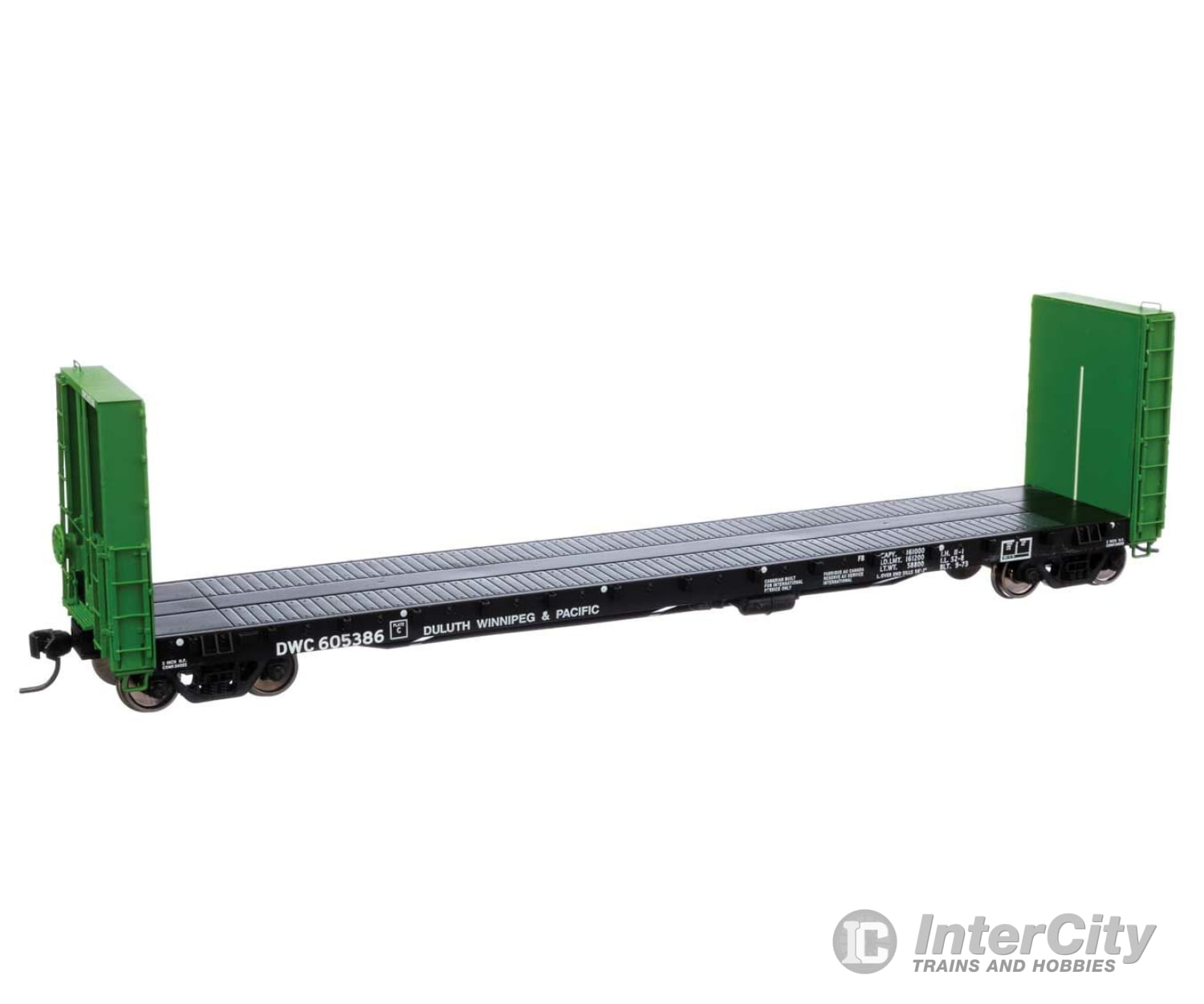 Walthers Proto 104356 50 Cc&F Bulkhead Flatcar - Ready To Run -- Duluth Winnipeg & Pacific Dwc