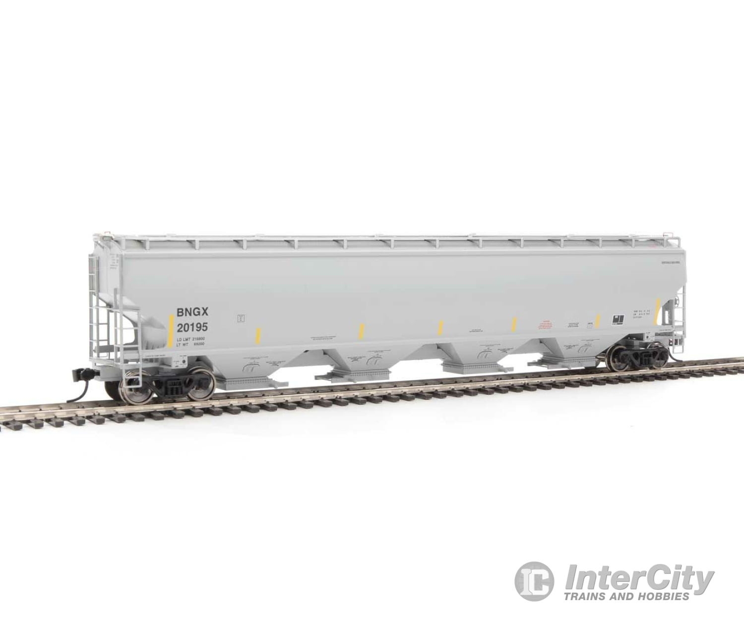 Walthers Proto 105844 67 Trinity 6351 4-Bay Covered Hopper - Ready To Run -- Bunge Corporation Bngx