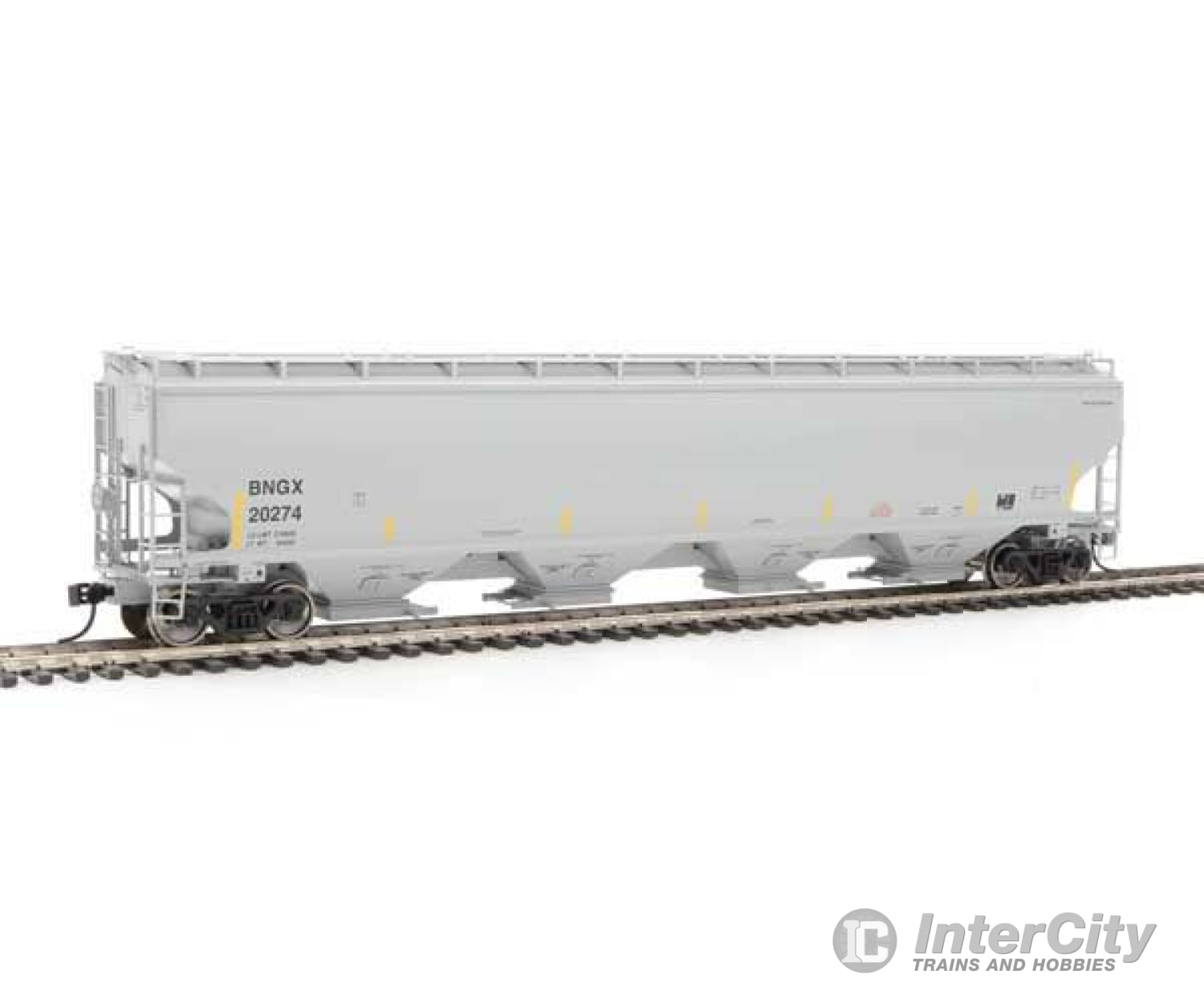 Walthers Proto 105845 67 Trinity 6351 4-Bay Covered Hopper - Ready To Run -- Bunge Corporation Bngx