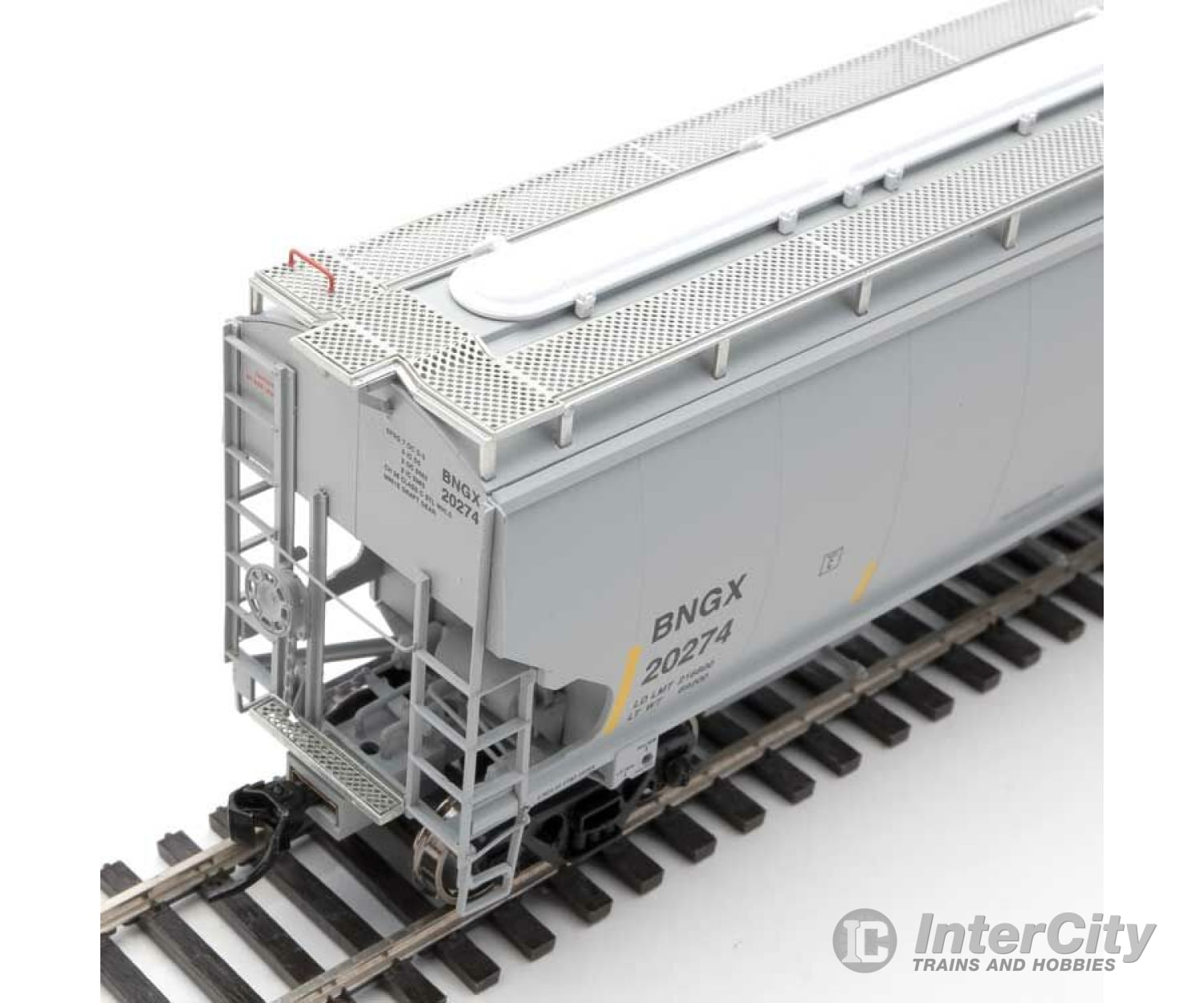 Walthers Proto 105845 67 Trinity 6351 4-Bay Covered Hopper - Ready To Run -- Bunge Corporation Bngx