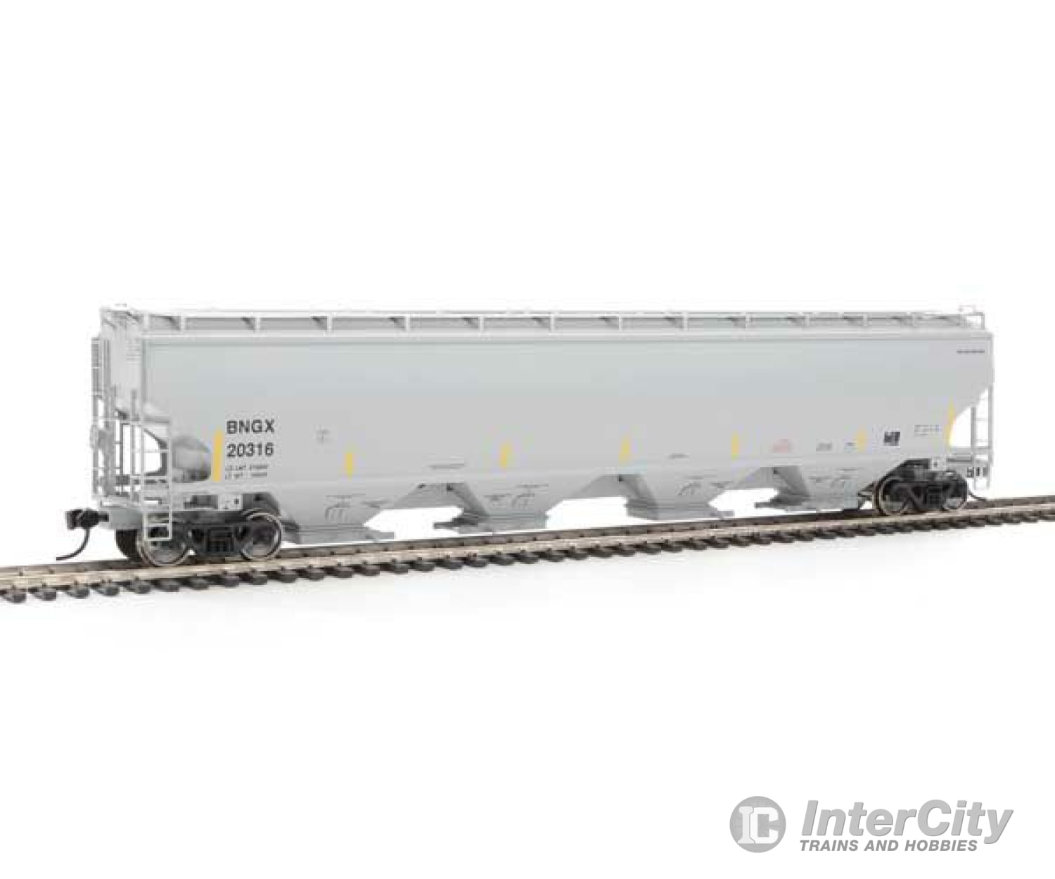 Walthers Proto 105846 67 Trinity 6351 4-Bay Covered Hopper - Ready To Run -- Bunge Corporation Bngx