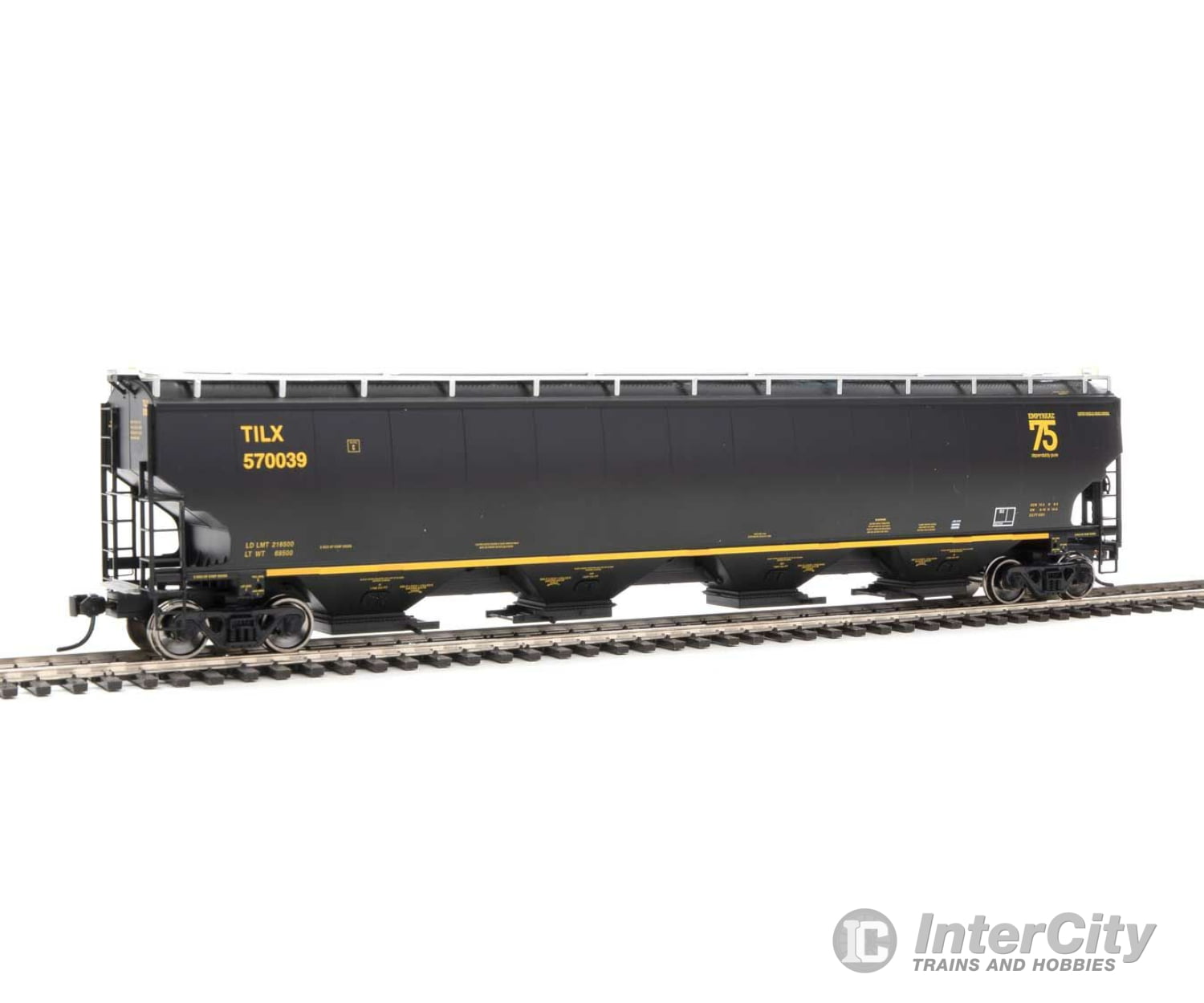 Walthers Proto 105860 67 Trinity 6351 4-Bay Covered Hopper - Ready To Run -- Industries Leasing Tilx