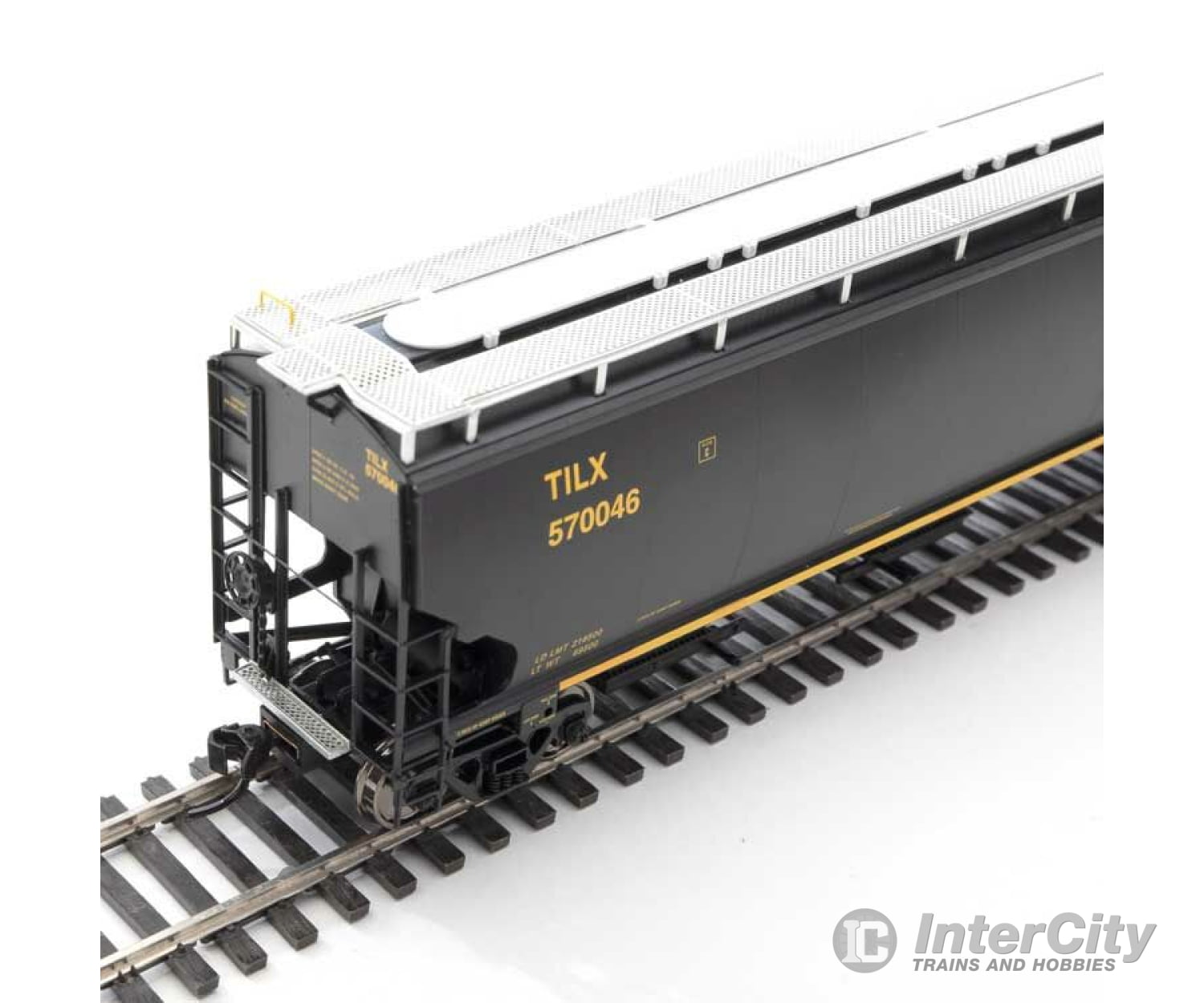 Walthers Proto 105861 67 Trinity 6351 4-Bay Covered Hopper - Ready To Run -- Industries Leasing Tilx