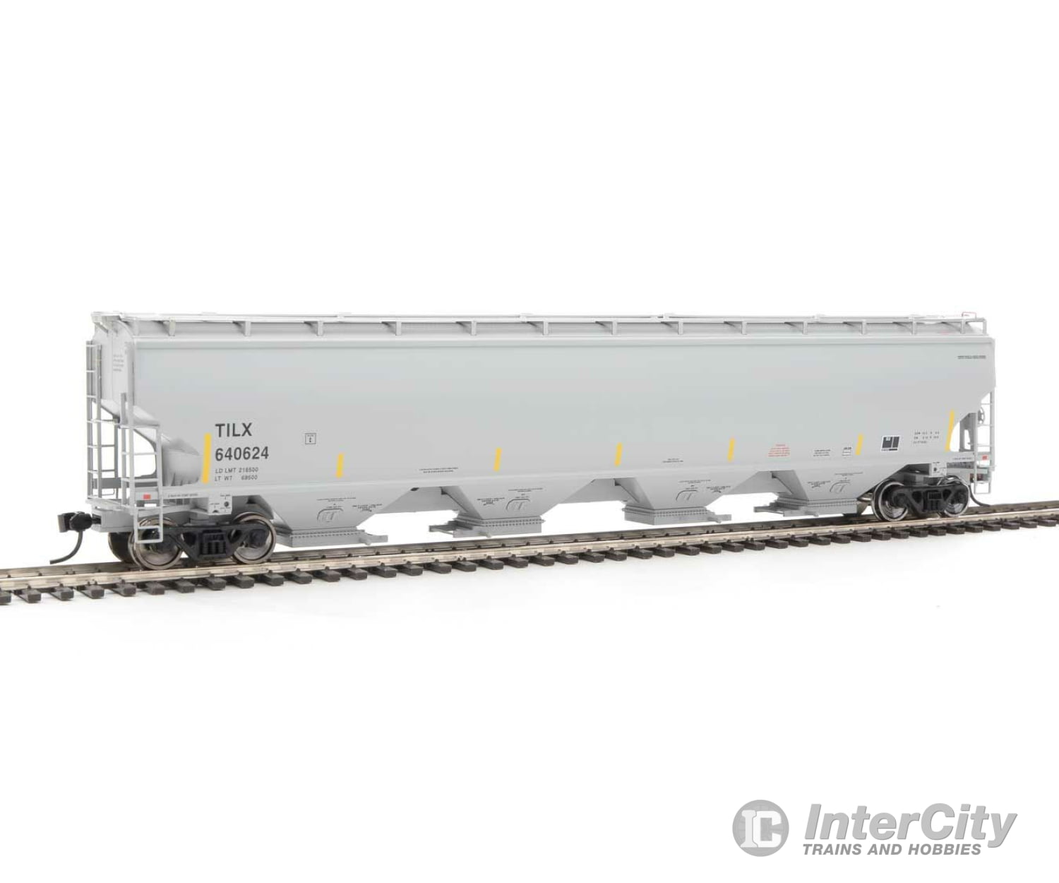 Walthers Proto 105863 67 Trinity 6351 4-Bay Covered Hopper - Ready To Run -- Industries Leasing Tilx