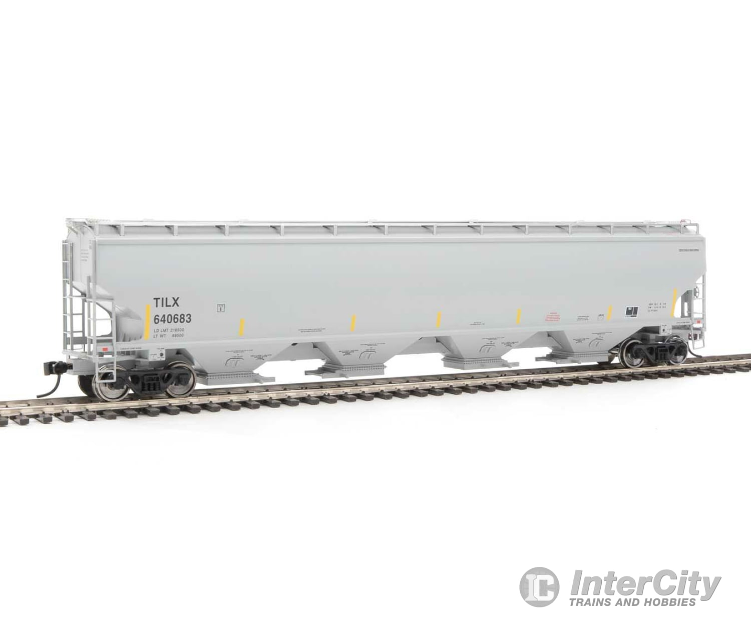 Walthers Proto 105864 67 Trinity 6351 4-Bay Covered Hopper - Ready To Run -- Industries Leasing Tilx