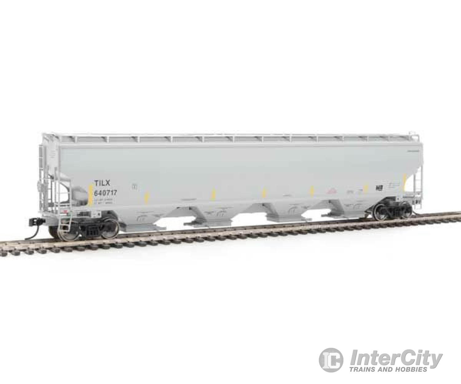 Walthers Proto 105865 67 Trinity 6351 4-Bay Covered Hopper - Ready To Run -- Industries Leasing Tilx