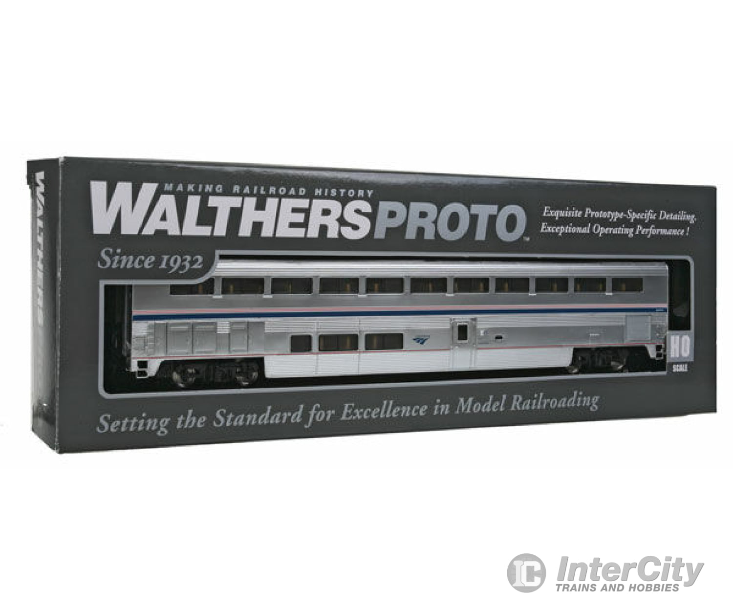 Walthers Proto 11013 85 Pullman-Standard Superliner I Coach - Standard Ready To Run -- Amtrak (Phase