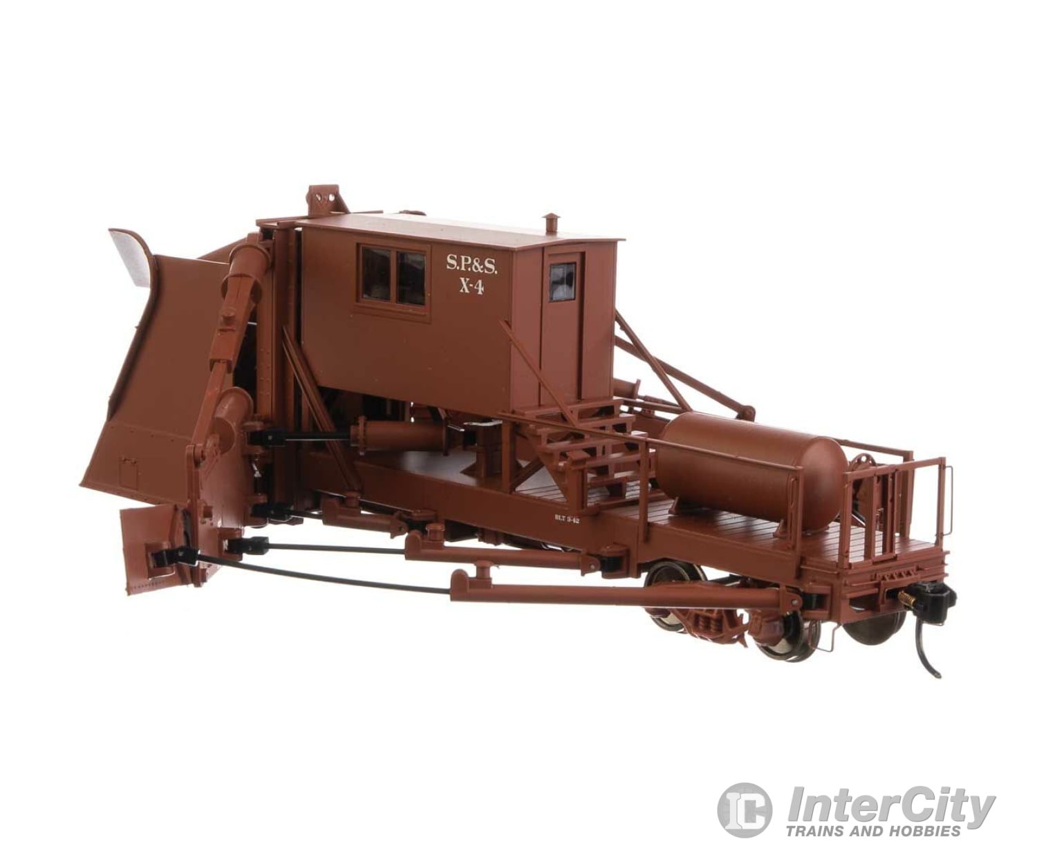 Walthers Proto 110131 Jordan Spreader - Ready To Run -- Spokane Portland & Seattle #X-4 Freight Cars