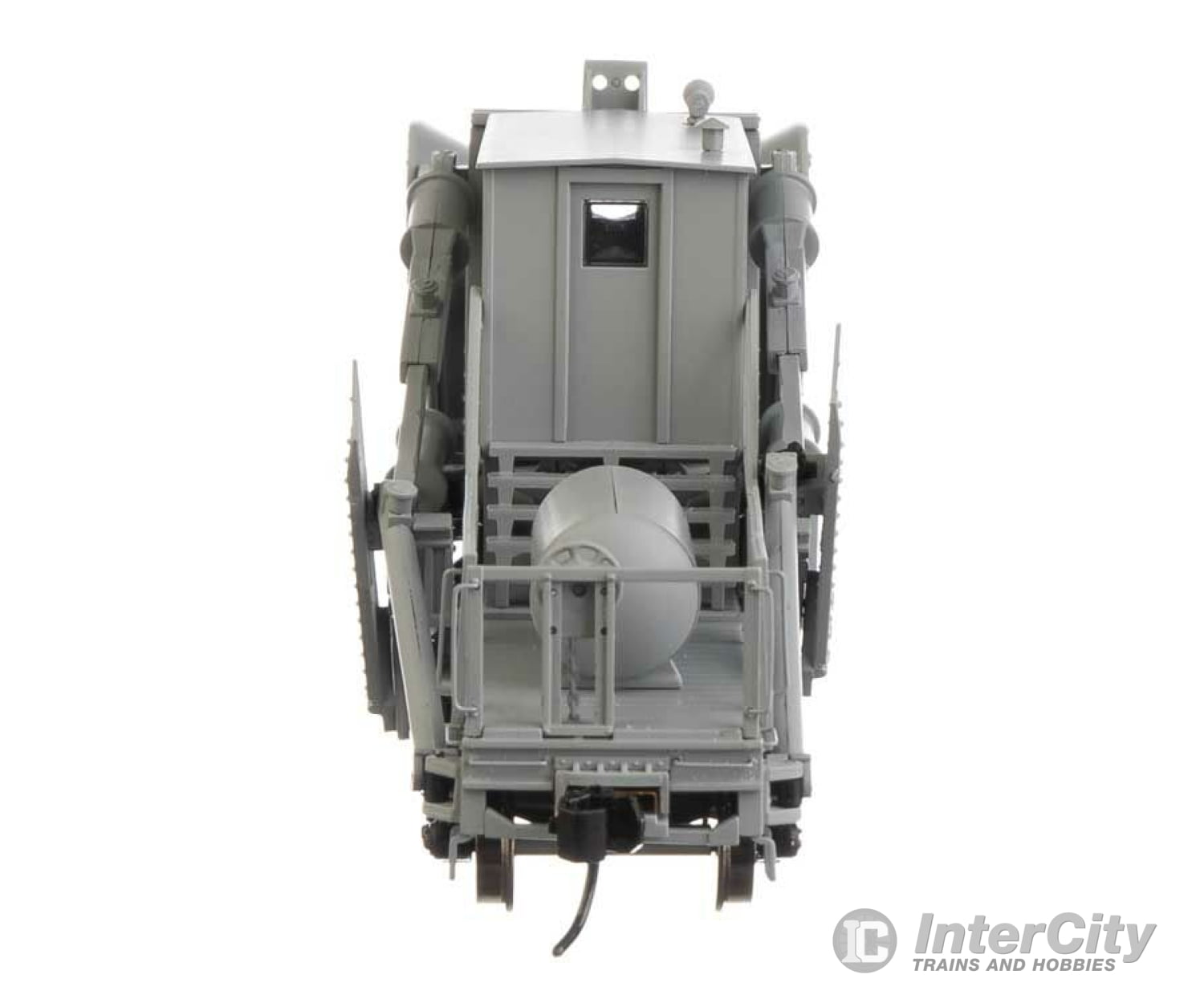 Walthers Proto 110133 Jordan Spreader - Ready To Run -- Maintenance-Of-Way (Gray) Freight Cars