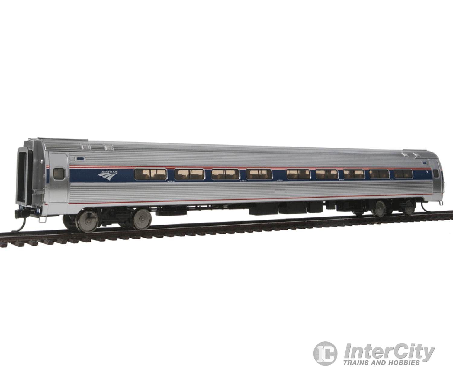 Walthers Proto 11205 85 Amfleet I 84-Seat Coach - Ready To Run -- Amtrak(R) Phase Vi (Travelmark)