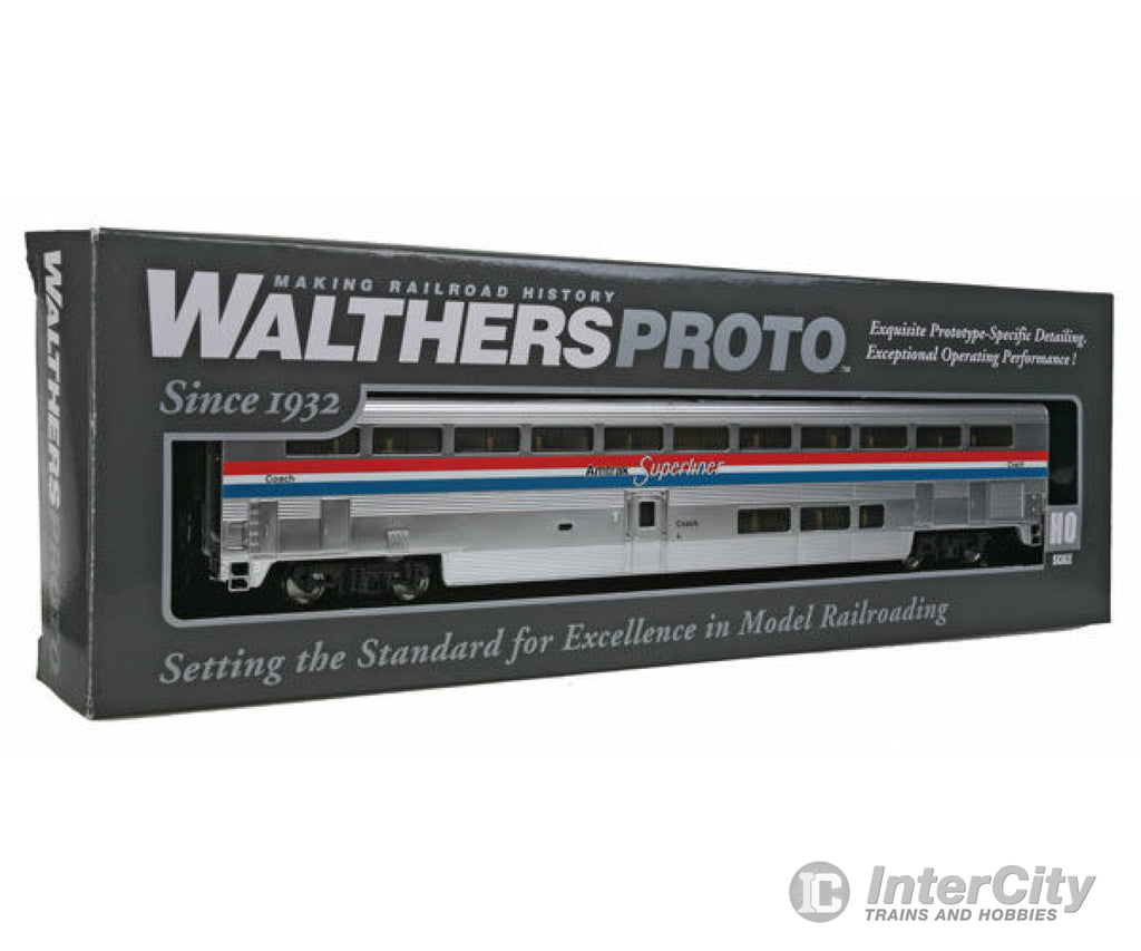 Walthers Proto 12011 85 Pullman-Standard Superliner I Coach - Lighted Ready To Run -- Amtrak(R)