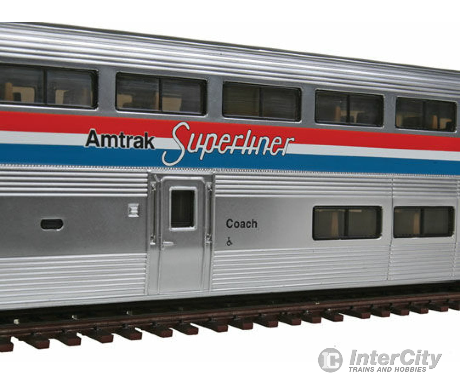 Walthers Proto 12011 85 Pullman-Standard Superliner I Coach - Lighted Ready To Run -- Amtrak(R)